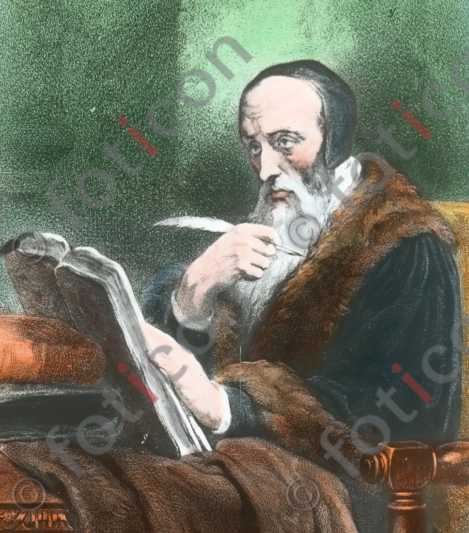 Porträt von Johannes Calvin | Portrait of John Calvin (foticon-simon-150-040.jpg)